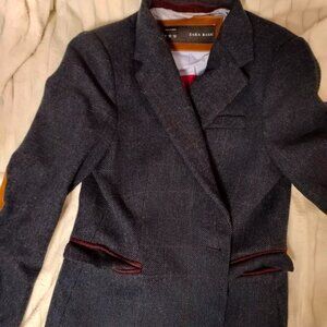 Zara Women's Red and Navy Tailored-jackets